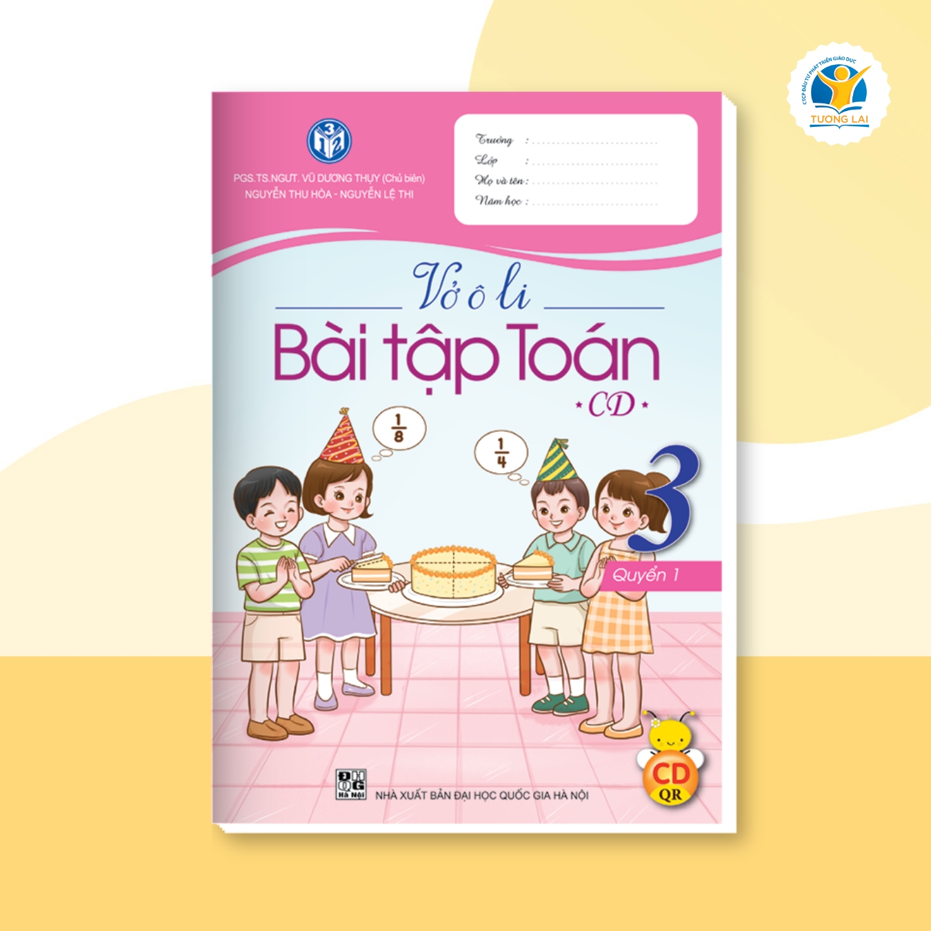 Vở ô li Bài tập Toán Lớp 3 - Cánh diều - Quyển 1